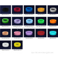 Eco-friendly Wedding Men's Black Silicone Rings